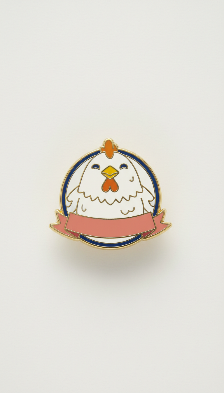 Peckin’ Good Enamel Pin